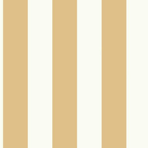 Magnolia Home Awning Stripe Removable Wallpaper yellow/white