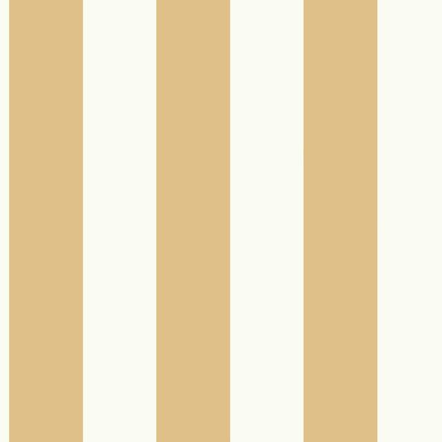 Magnolia Home Awning Stripe Removable Wallpaper yellow/white