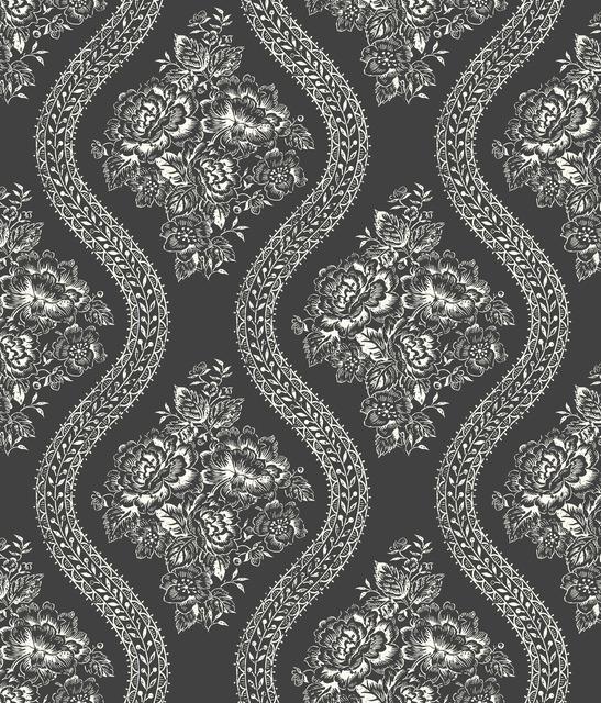 removable wallpaper cupola rainy days Sunday stroll mustard bright days navy taupe grey cream aqua seafoam tattersall lace...