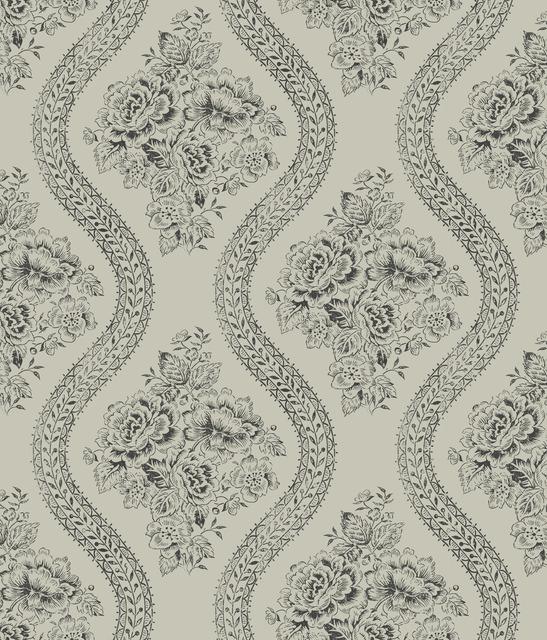 removable wallpaper cupola rainy days Sunday stroll mustard bright days navy taupe grey cream aqua seafoam tattersall lace...