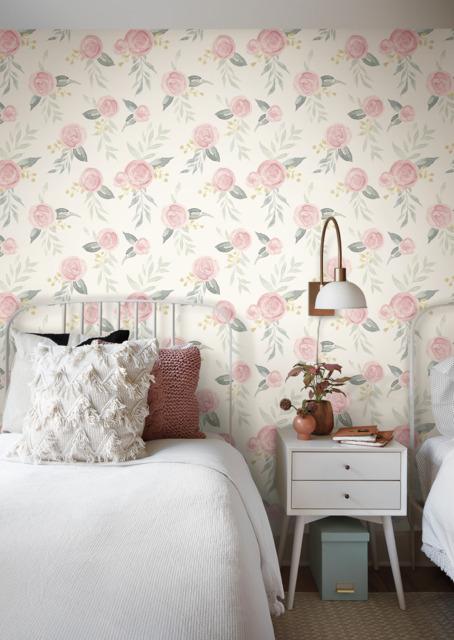Watercolor Roses Wallpaper