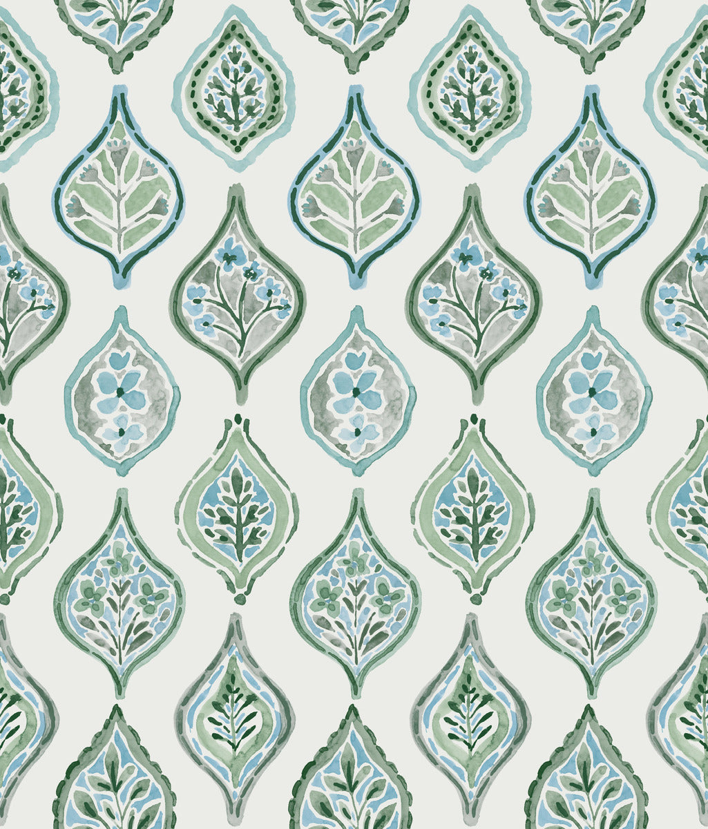 Marketplace Motif Wallpaper