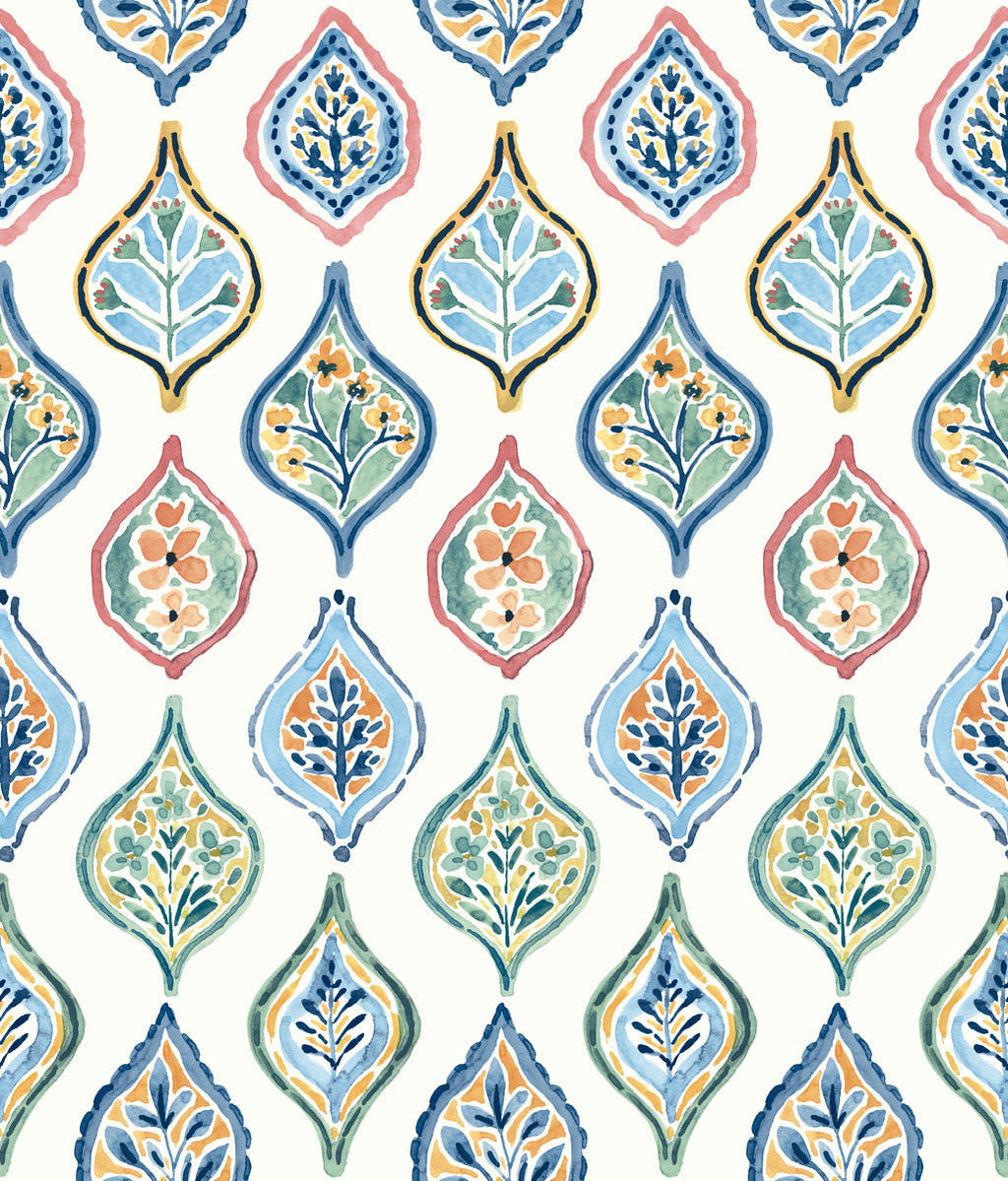 Marketplace Motif Wallpaper