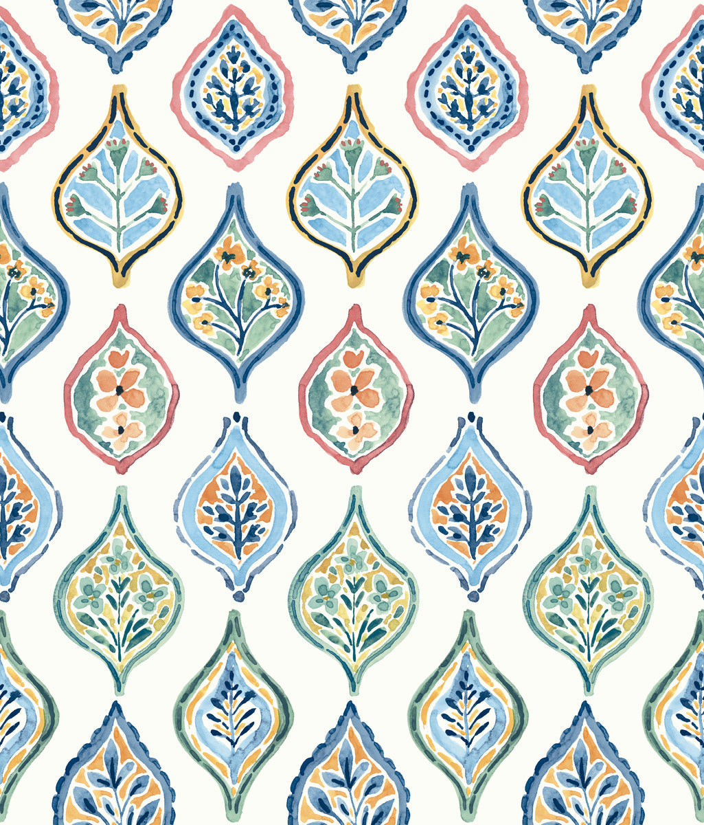 Marketplace Motif Wallpaper