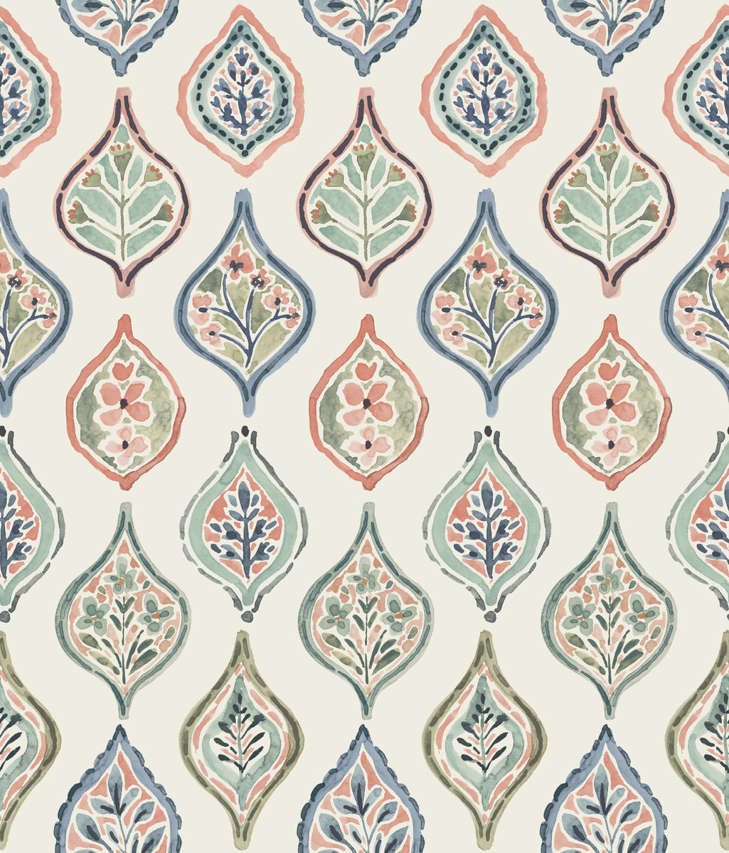 Marketplace Motif Wallpaper
