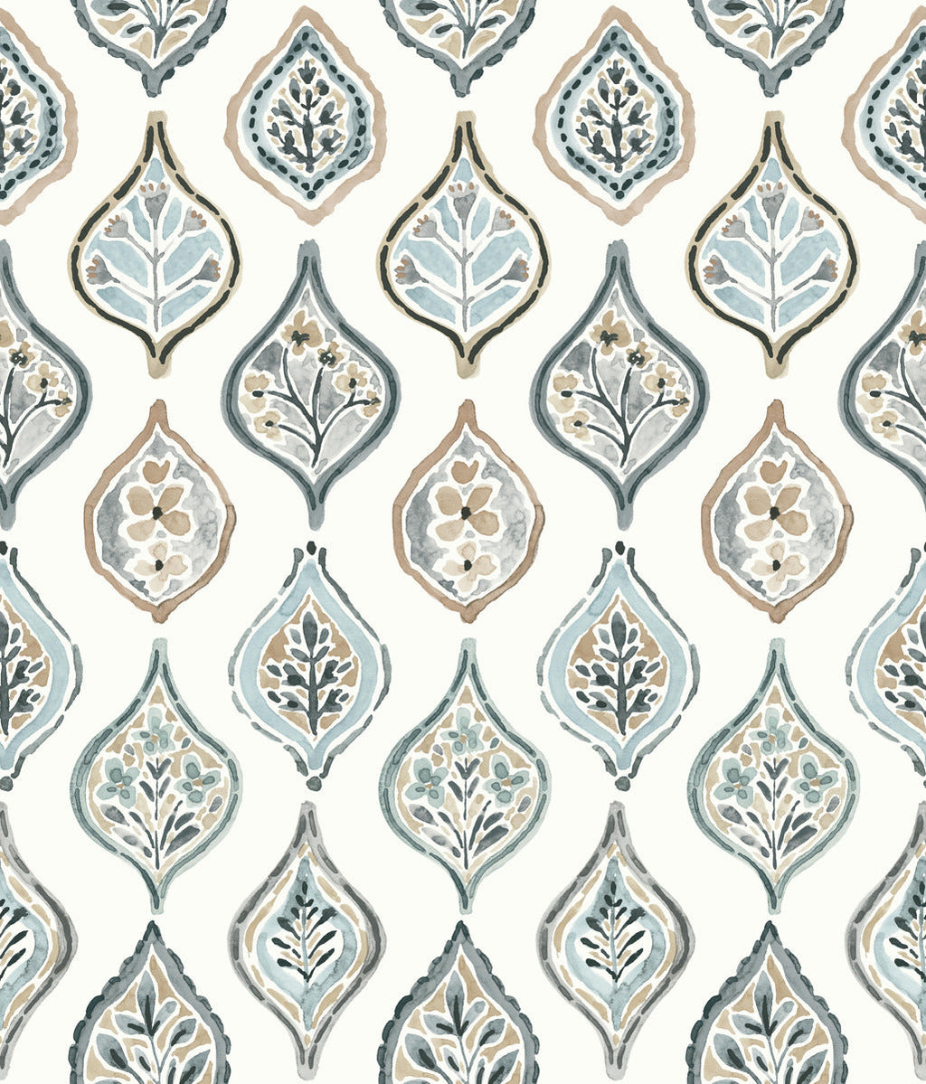 Marketplace Motif Wallpaper