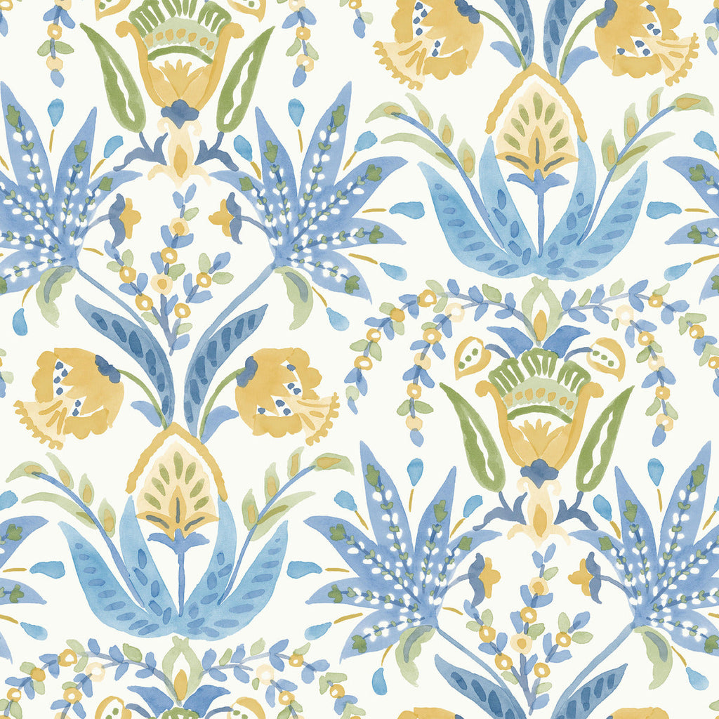 Seaside Jacobean Wallpaper