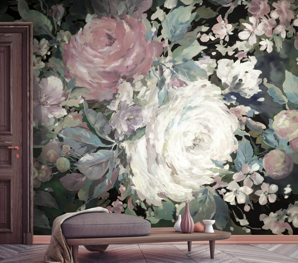 Impressionist Floral Mural