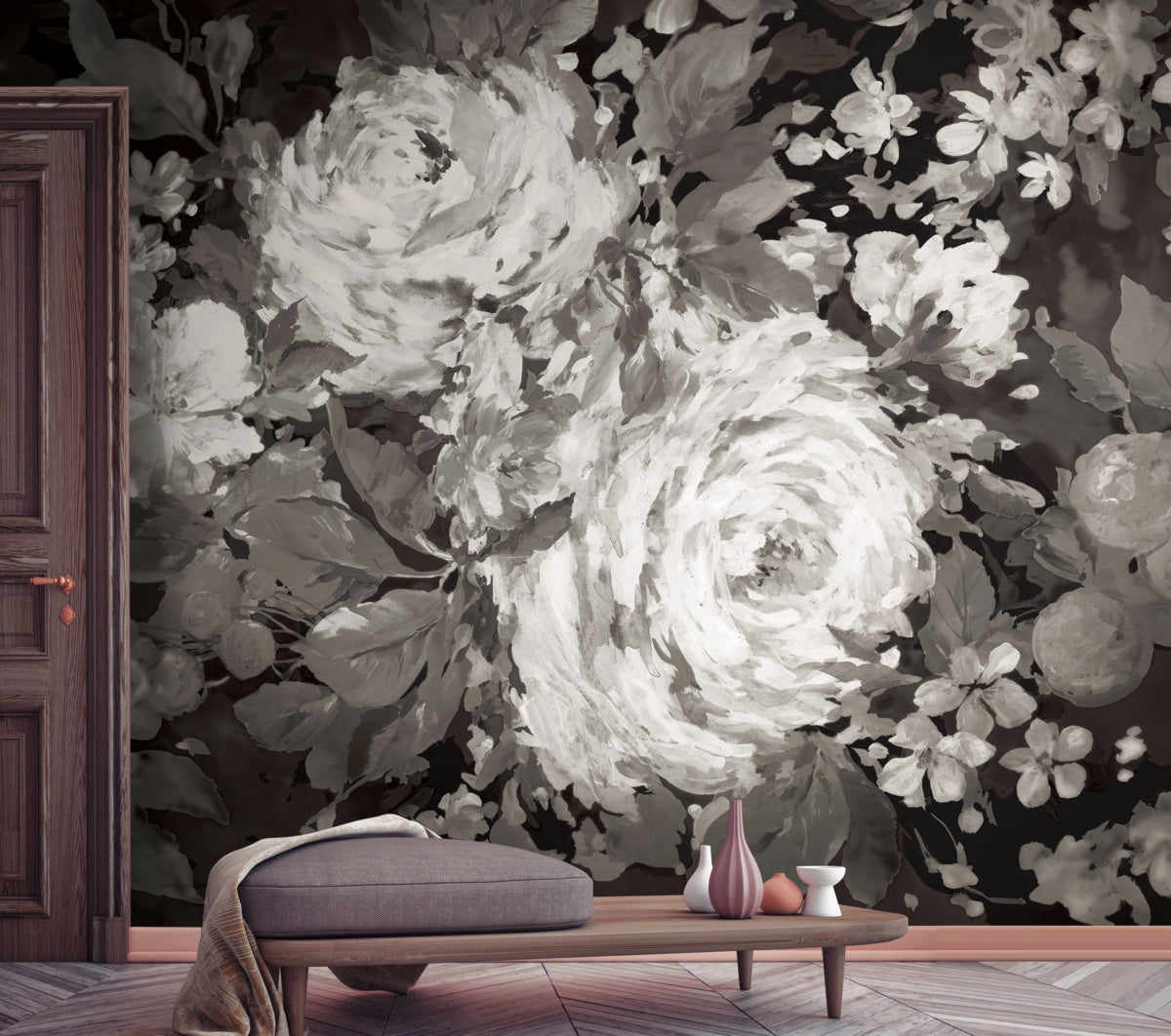 Impressionist Floral Mural