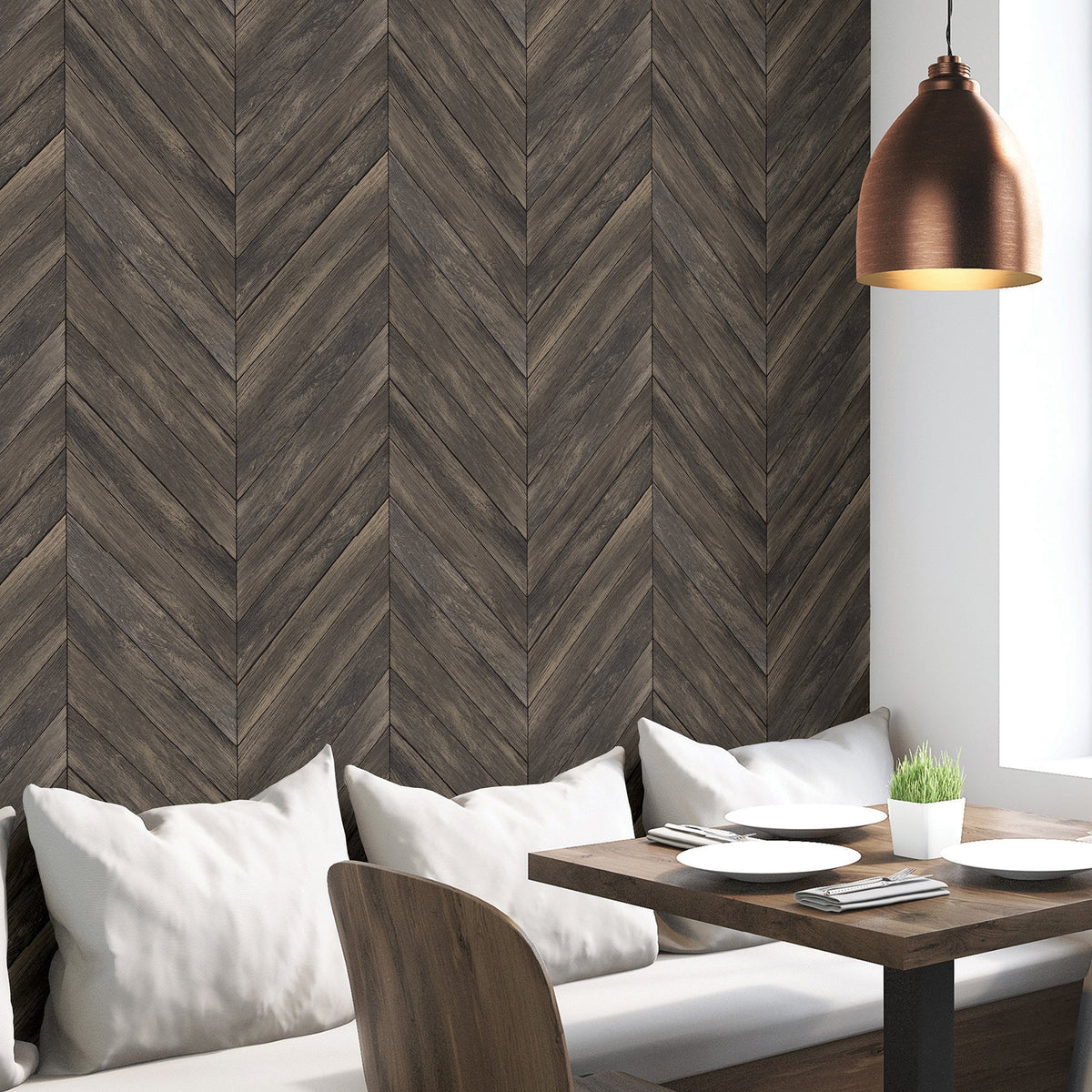 Wildwood Walnut Peel & Stick Wallpaper