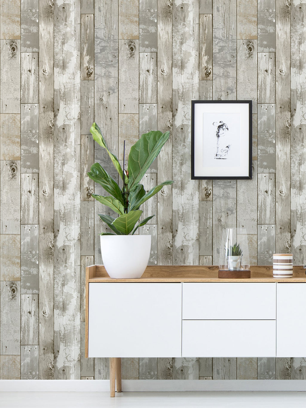 Driftwood Peel & Stick Wallpaper