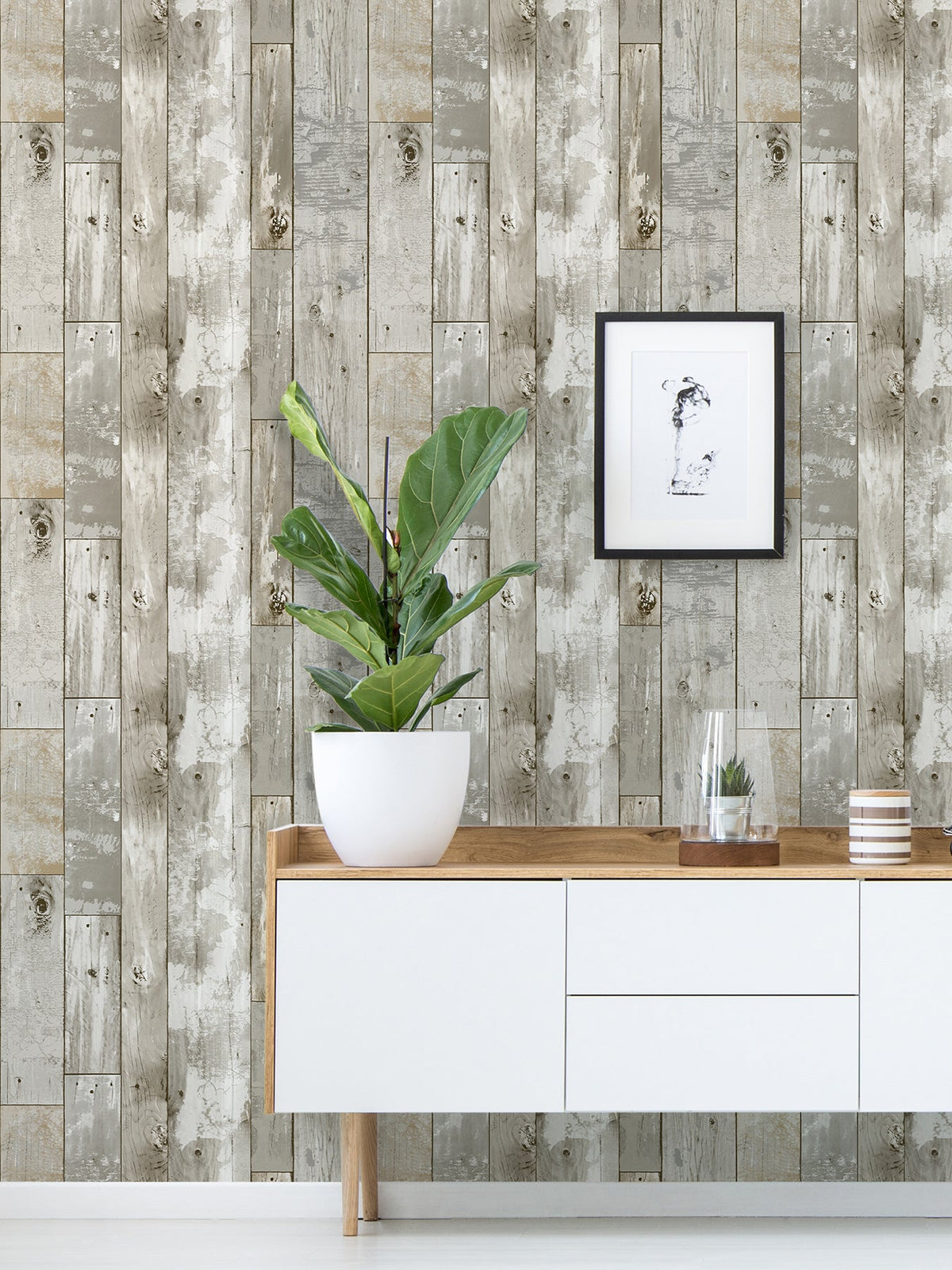 Driftwood Peel & Stick Wallpaper