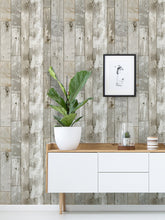 Load image into Gallery viewer, Driftwood Peel &amp; Stick Wallpaper
