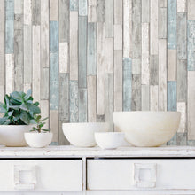 Load image into Gallery viewer, Weathered Plank Shore Peel &amp; Stick Wallpaper