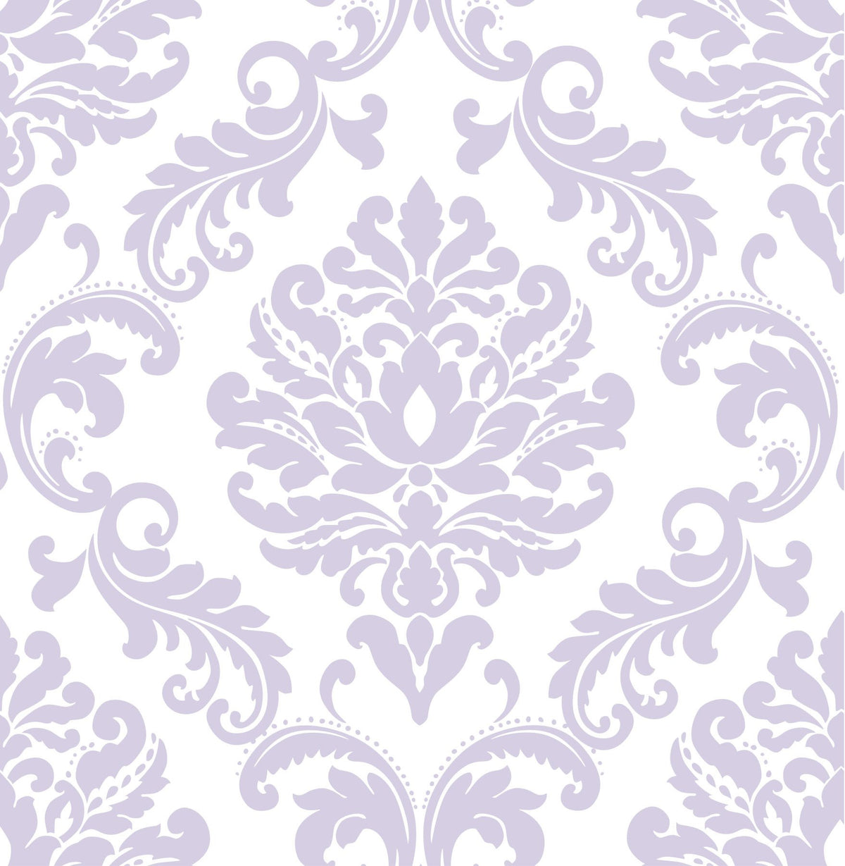 Purple Ariel Peel & Stick Wallpaper