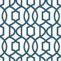 Navy Grand Trellis Peel & Stick Wallpaper