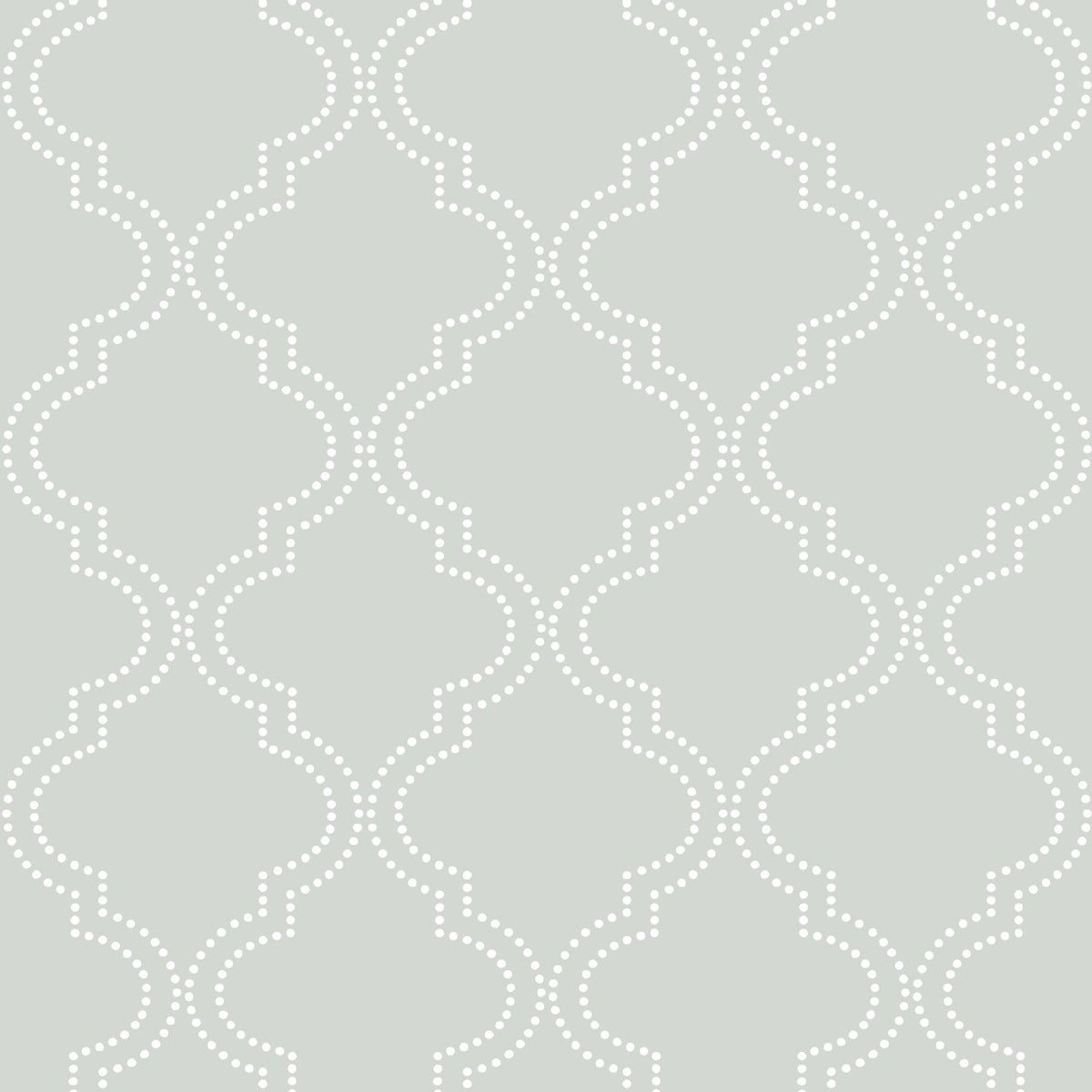 Grey Quatrefoil Peel & Stick Wallpaper