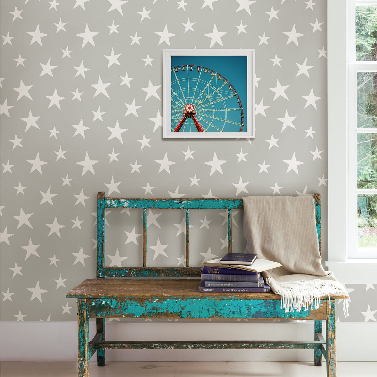 Stardust Grey Peel & Stick Wallpaper