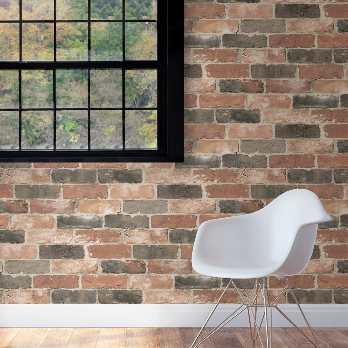 Newport Reclaimed Brick Peel & Stick Wallpaper