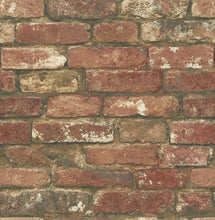 Load image into Gallery viewer, West End Brick Peel &amp; Stick Wallpaper