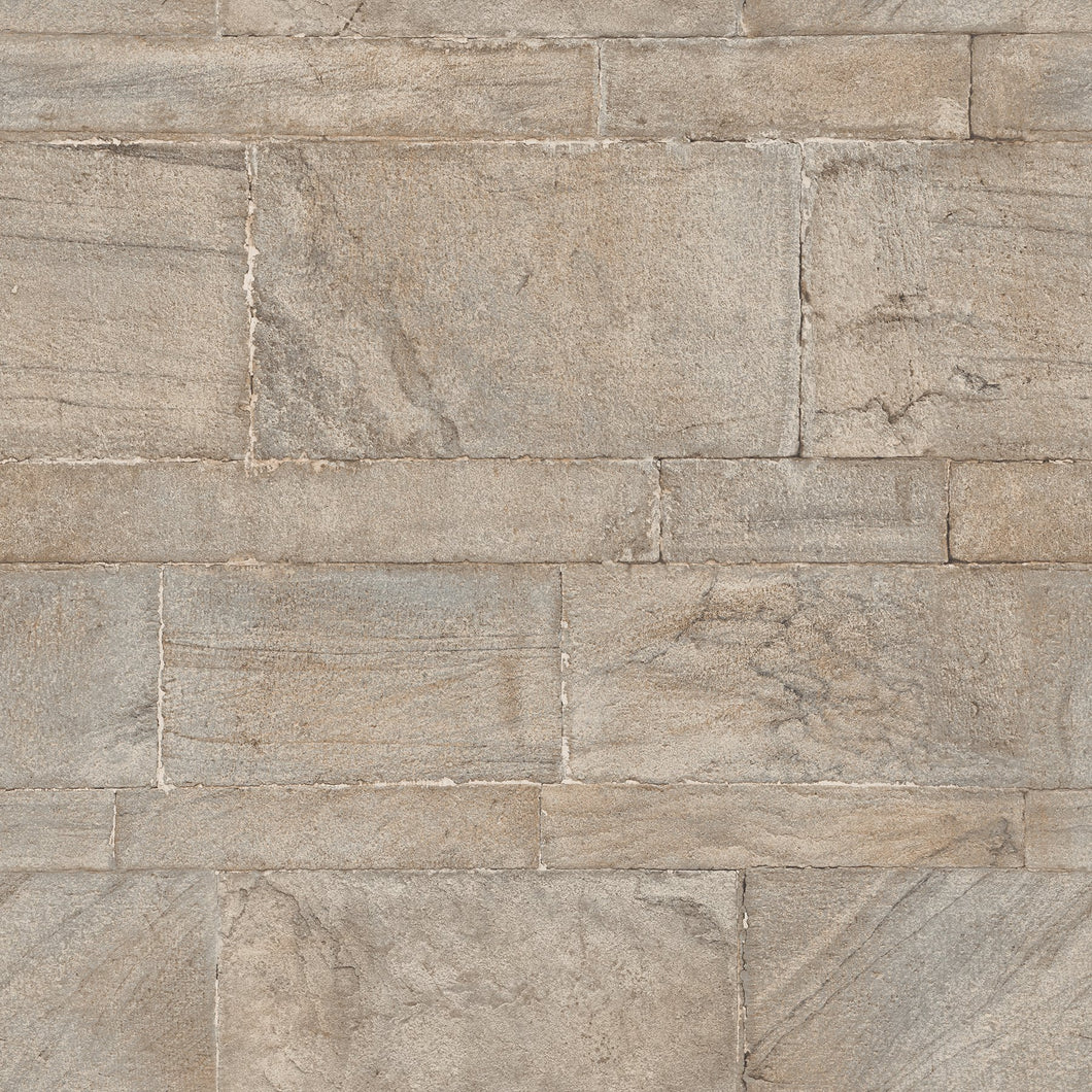 Beige Sandstone Wall Peel & Stick Wallpaper