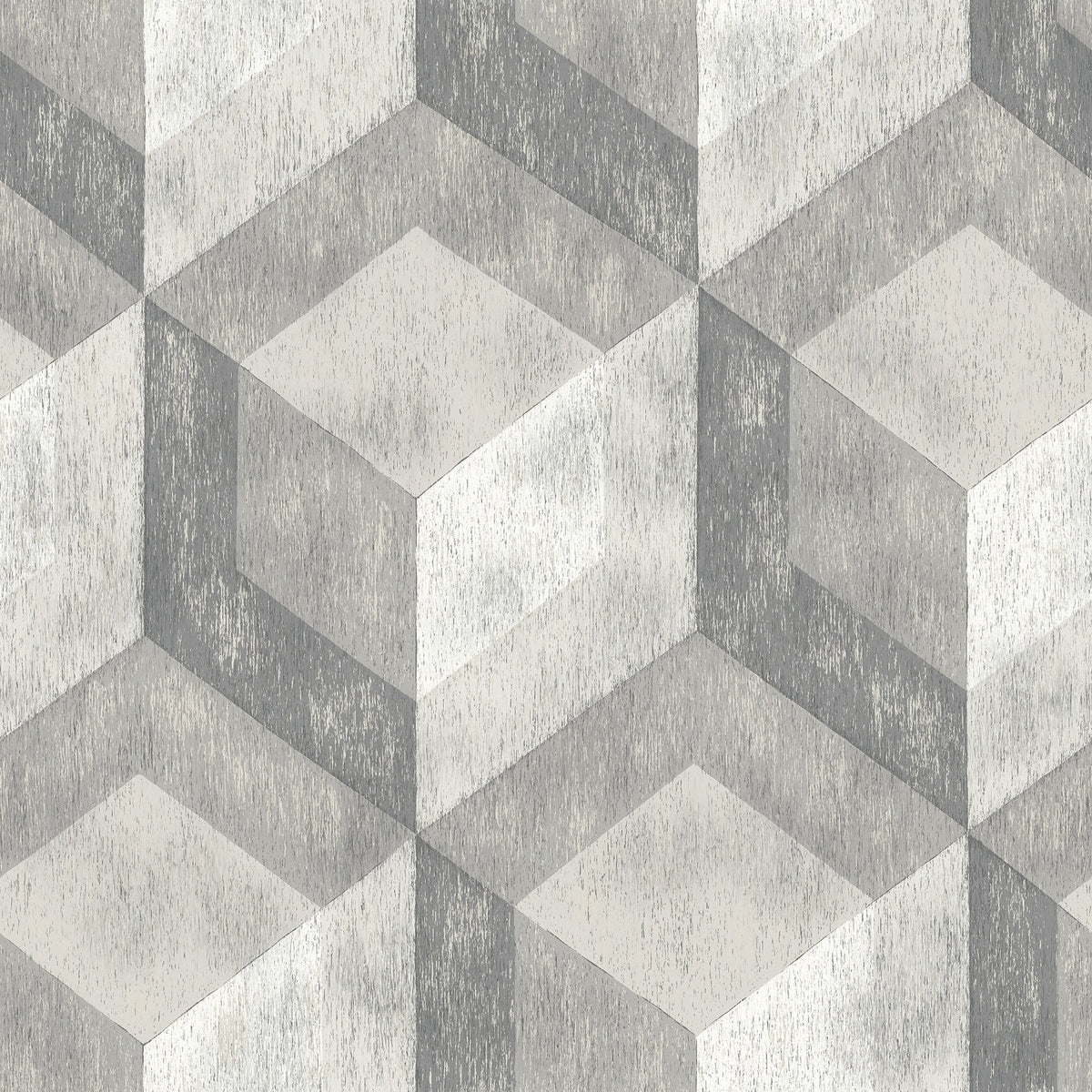 Bauhaus Weathered Wood Peel & Stick Wallpaper