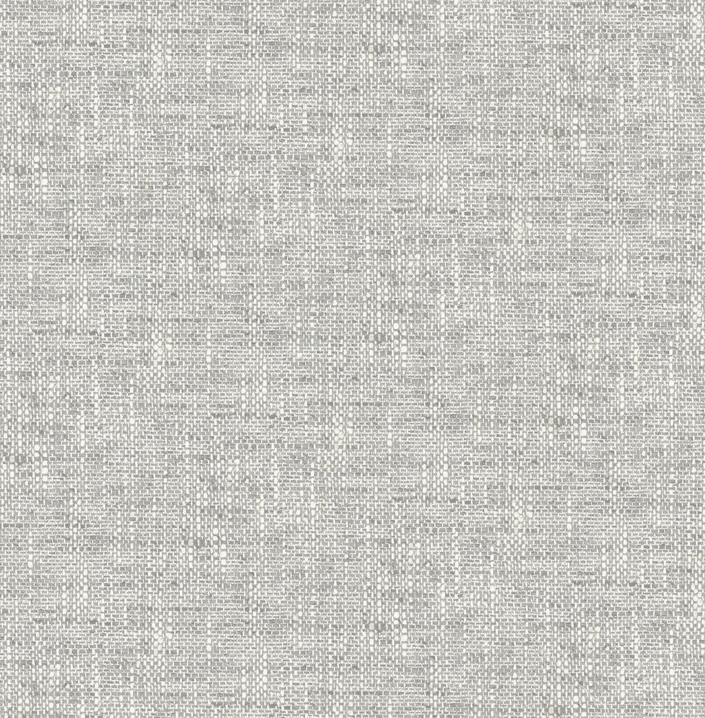 Grey Poplin Texture Peel & Stick Wallpaper