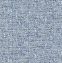 Load image into Gallery viewer, Navy Poplin Texture Peel &amp; Stick Wallpaper