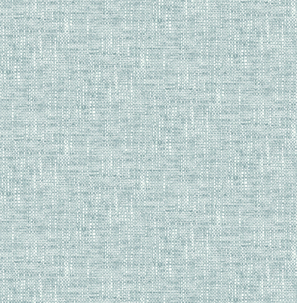 Aqua Poplin Texture Peel & Stick Wallpaper
