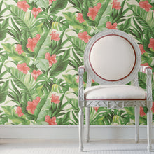 Load image into Gallery viewer, Tropical Paradise Peel &amp; Stick Wallpaper