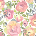 Peachy Keen Pink Peel & Stick Wallpaper
