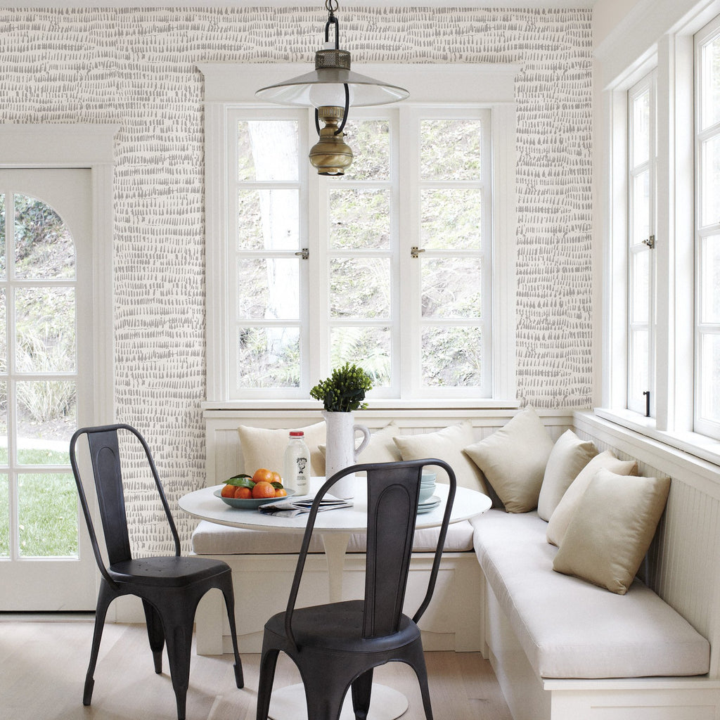 Kylver Grey Peel & Stick Wallpaper