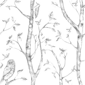 Grey Woods Peel & Stick Wallpaper