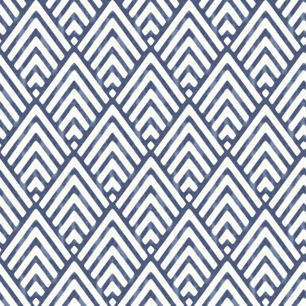 Arrowhead Deep Blue Peel & Stick Wallpaper