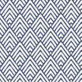 Arrowhead Deep Blue Peel & Stick Wallpaper