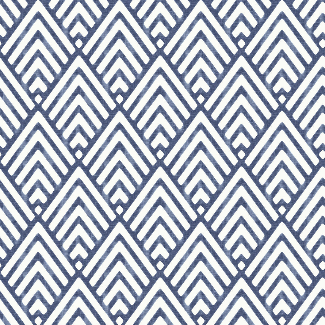 Arrowhead Deep Blue Peel & Stick Wallpaper