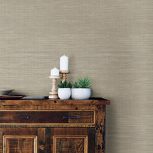 Load image into Gallery viewer, Wheat Grasscloth Peel &amp; Stick Wallpaper