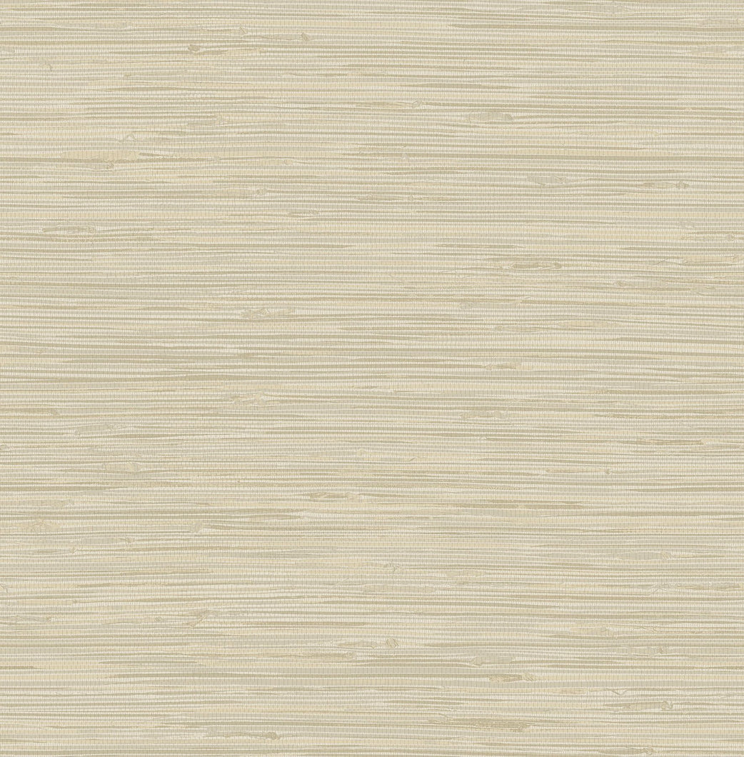 Tibetan Grasscloth Cream Peel & Stick Wallpaper