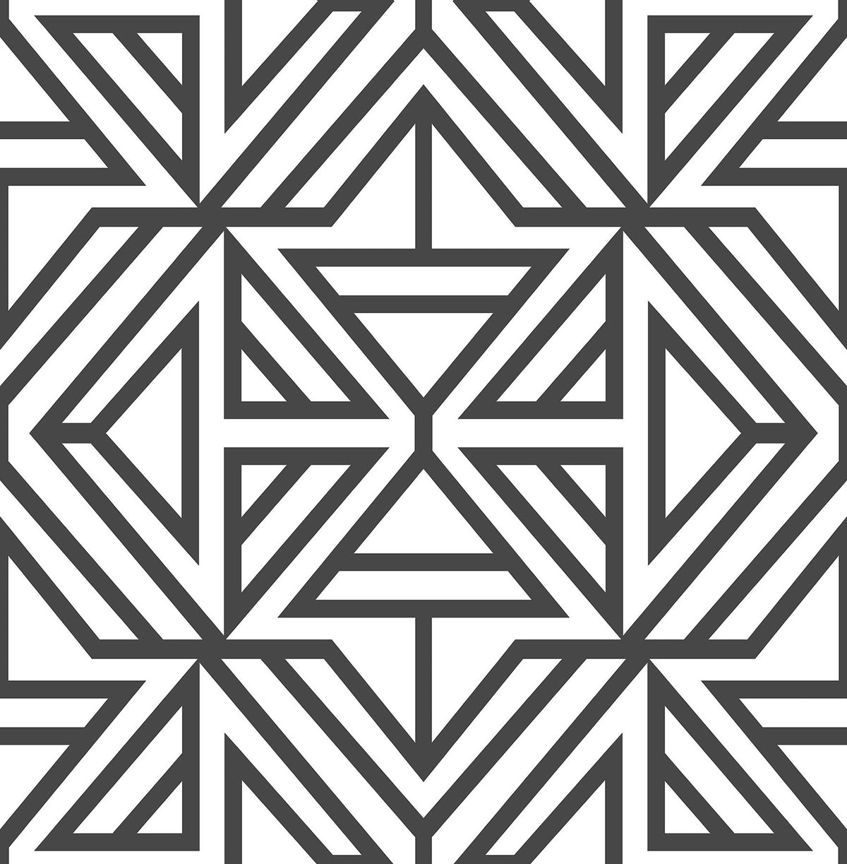 Black Linear Peel & Stick Wallpaper
