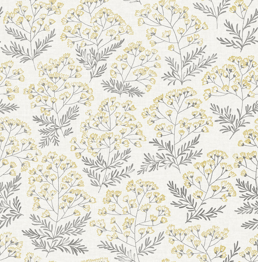 Yellow Wethersfield Peel & Stick Wallpaper