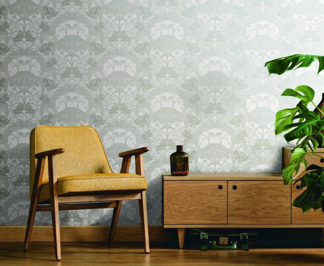 Yarrow Nouveau Wallpaper