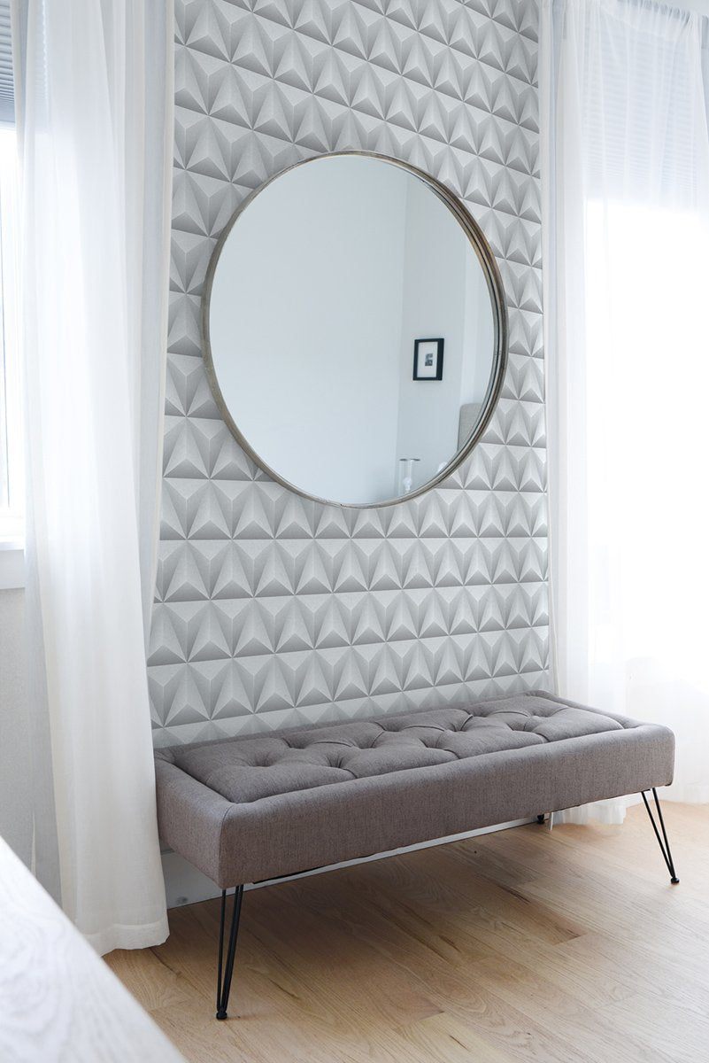 Triangle Origami - Gray