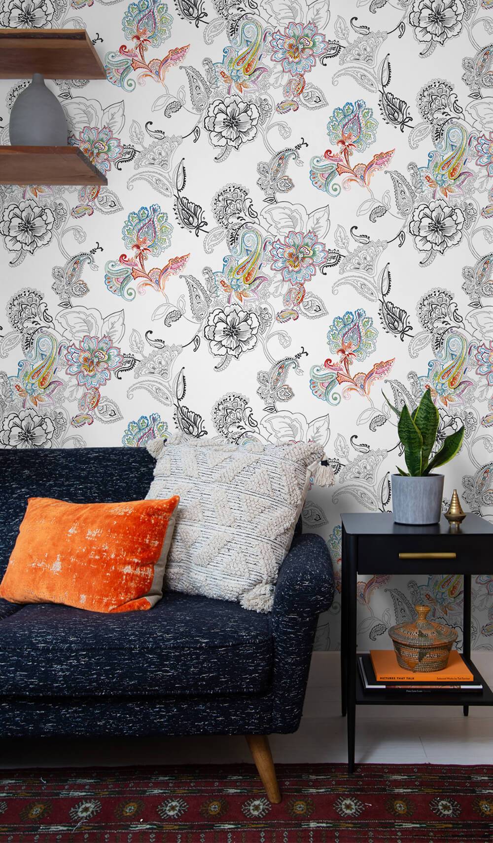 Colorful Paisley - Multicolored
