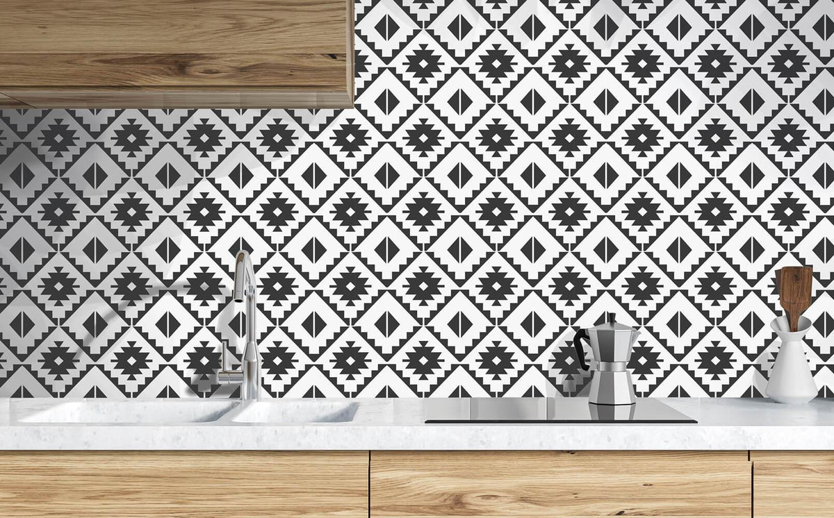 Southwest Tile - Black