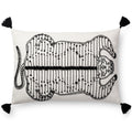 black  white tiger pillow