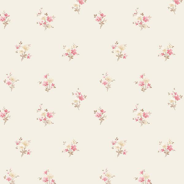 wallpaper, wallpapers, floral, flowers, stems, leaves, small print, bouquets
