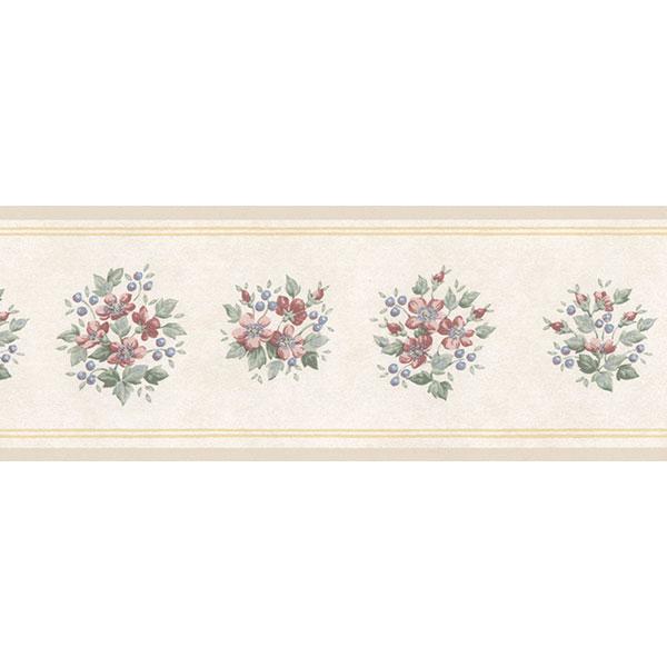 wallpaper, wallpapers, border, floral, flowers, leaves, bouquet, small print, solid line edge