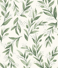 Load image into Gallery viewer, Magnolia Home Olive Branch Peel and Stick Wallpaper