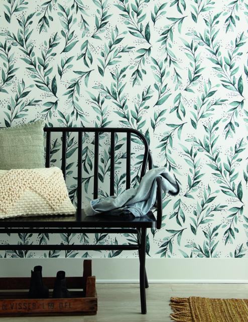 Magnolia Home Olive Branch Peel and Stick Wallpaper