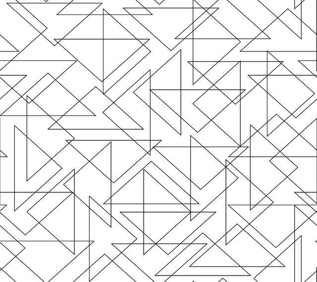 Triangulation Peel and Stick Wallpaper